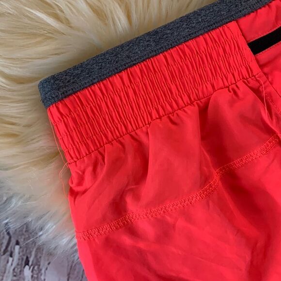 Women's Elastic Waist Workout 2 in 1 Capri Leggings Pants with Shorts At… - Picture 8 of 11